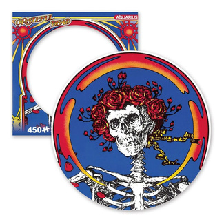 Skull & Roses 450 Piece Picture Disc Jigsaw Puzzle