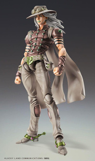 JoJo's Bizarre Adventure Part7 Steel Ball Run Super Action Action Figure Chozokado Gyro Zeppeli Third 16 cm