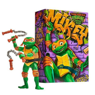 Mutant Mayhem Action figure Comic Con Michelangelo 18 cm
