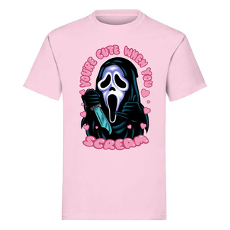 Scream T-Shirt Ghost Face You're Cute when you Scream