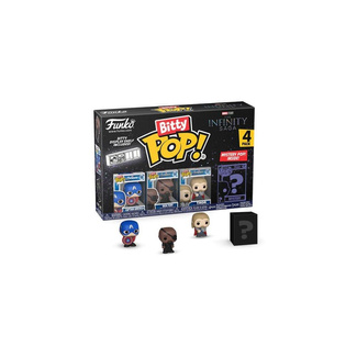 Marvel Bitty Funko POP! figurka 4-Pack Captain America 2,5 cm