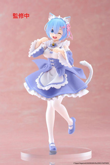 Zero Starting Life in Another World Coreful PVC Statue Rem Cat Maid Ver. Renewal 18 cm