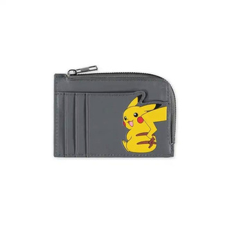 Pokémon Card Wallet Pikachu Gray