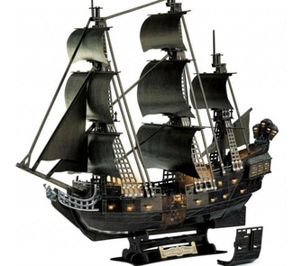 Dead Men Tell No Tales 3D Puzzle Black Pearl LED Edition