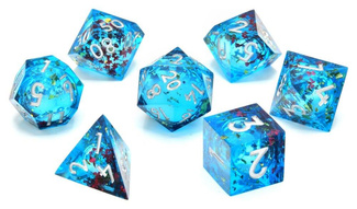 CritStones Liquid Core Dice Set Mermaid's Maelstrom (7)
