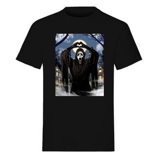Scream T-Shirt Ghost Face Hearts