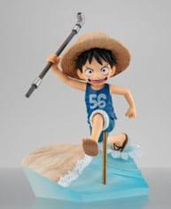 One Piece G.E.M. Series PVC Statue Monkey D. Luffy Run! Run! Run! 15th anniversary Ver. 12 cm
