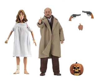 Halloween 2 Retro Action Figure 2-Pack Doctor Loomis & Laurie Strode 20 cm