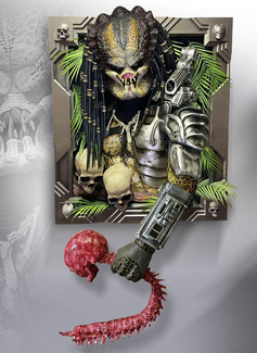 Predator Life-Size Wall Sculpture Predator 45 x 81 x 94 cm