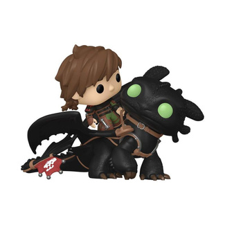 How to Train Your Dragon Funko POP! Rides Deluxe Vinyl Hiccup w/Toothless 9 cm