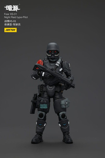 Battle For the Stars Actionfigur Fear XS-01 Night Raid type-Pilot 12 cm