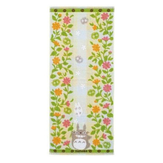 My Neighbor Totoro Towel Totoro Flower garden 34 x 80 cm