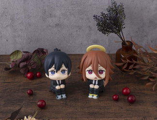 Reze Arc Look Up PVC Statue Aki Hayakawa Smile Ver. & Angel Devil Set (with gift) 11 cm