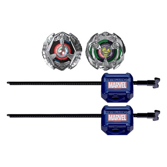 Beyblade X and Marvel Collab Miles Morales 1-60GN vs. Green Goblin 9-80HT