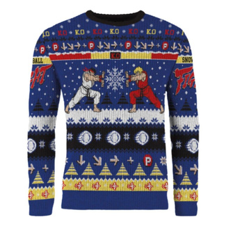 Street Fighter Christmas Sweater Ryu & Ken