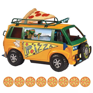 Mutant Mayhem Vehicle Pizzafire Van 20 cm
