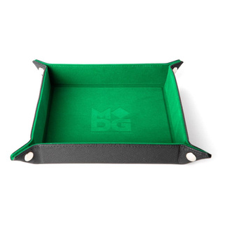 FanRoll Folding Dice Tray Velvet Green