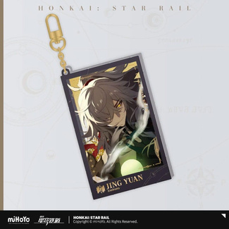 Star Rail Countdown Departure Series Acrylic Keychain Jing Yuan Glitter 9 cm