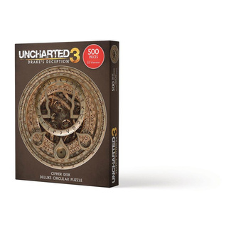 Uncharted Jigsaw Puzzle Cipher Disk Circular Deluxe (500 pieces)