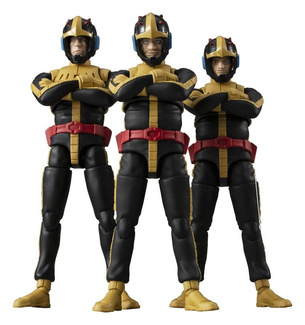 Mobile Suit Gundam G.M.G. Collection 3-Pack Action Figures Principality of Zeon Jet Stream Attack 10 cm (with gift)