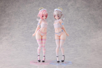 Original Character Statue 1/6 Suzu & Nagi Illustrated by Kuma 4-gou Set Edition 27 cm