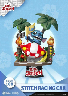Lilo & Stitch - Stitch Racing Car PVC Diorama