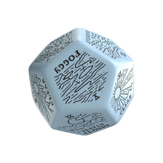 Viridian Jumbo Dice Weather Generator Die D12 Blue