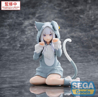 Zero Starting Life in Another World Yumemirize PVC Statue Emilia Mofumofu Pack 11 cm