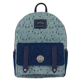 Pokemon by Loungefly Mini Backpack Faux Denim