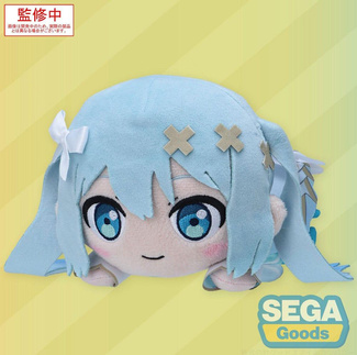 A Miku Who Can't Sing Nesoberi Lay-Down Plush Figure Hatsune Miku Unshuttered Sekai 16 cm