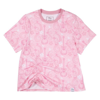 Disney by Loungefly Tee T-Shirt Unisex Hannah Montana Shirred Hem Size XL