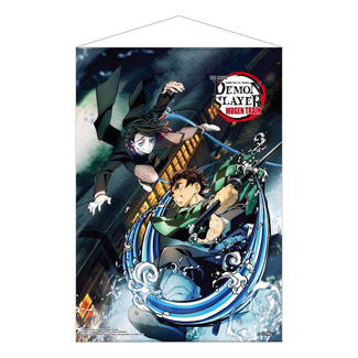 Kimetsu no Yaiba Wallscroll Mugen Train Tanjiro Vs Enmu 50 x 70 cm