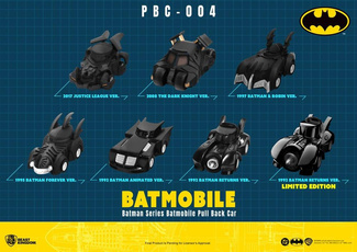 Batman Pull Back Cars Blind Box 6-Pack