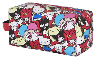 Sanrio Plus Brick Travel Toiletry Bag Hello Kitty Friends Multicolour
