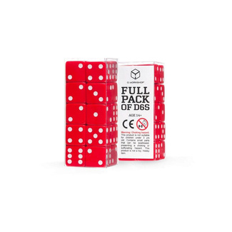 Q Workshop Dice Set Full Pack D6 Red (20)