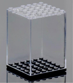 Evoretro Acrylic Display Case for mini figures Single Stackable