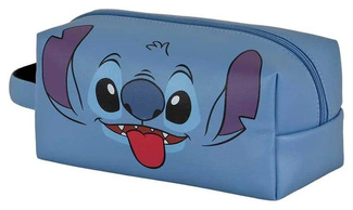 Lilo & Stitch Plus Brick Travel Toiletry Bag Tongue Blue