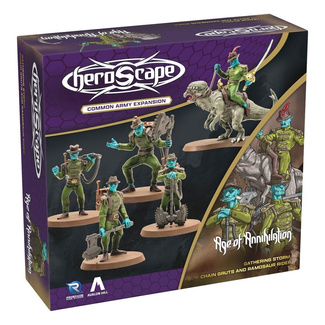 Heroscape Army Expansion Age of Annihilation Chain Gruts & Ramosaur Rider (Common) *English Version*