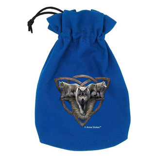 Anne Stokes Dice Pouch Wolf Trio