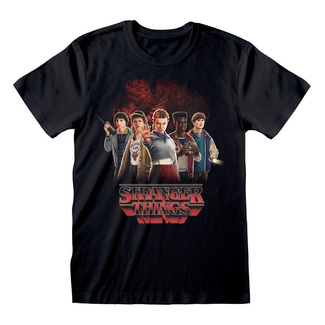 Stranger Things T-Shirt Group with Vecna behind