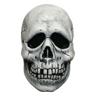 Don Post Vinyl Mask White Skull
