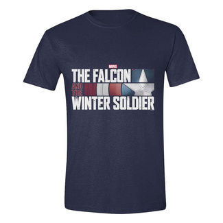 The Falcon and the Winter Soldier T-Shirt Action HR Logo Navy Size XL