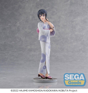 Rascal Does Not Dream of Bunny Girl Senpai Luminasta PVC Statue Mai Sakurajima Yukata 22 cm