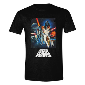 Star Wars A New Hope T-Shirt Retro Poster Size S