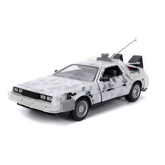 Back to the Future Diecast Model 1/24 Time Machine Frost