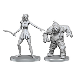 Pathfinder Deep Cuts Unpainted Miniatures Mudwretch & Buso