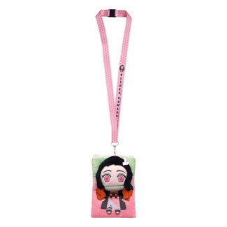 Kimetsu no Yaiba Lanyard Nezuko Deluxe with Pouch Card Holder
