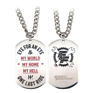 Fast & Furious Dog Tags with ball chain