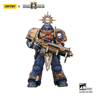 Space Marine 2 Action Figure Ultramarines Heavy Relic Primus Armor with Heavy Relic Bolt Rifle 13 cm