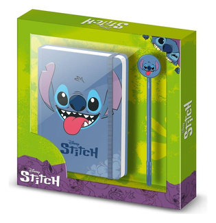 Lilo & Stitch Diary Gift Box Face Blue